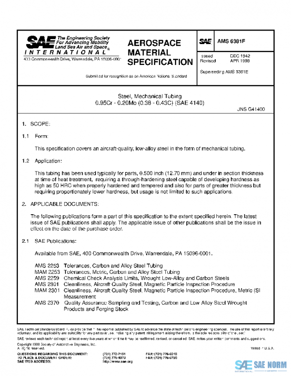 SAE AMS6381F PDF