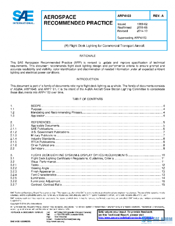 SAE ARP4103A PDF