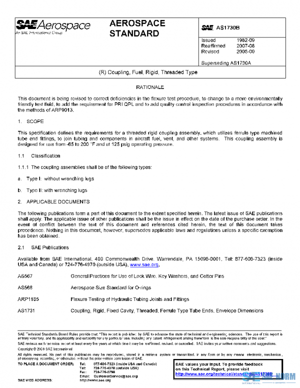 SAE AS1730B PDF