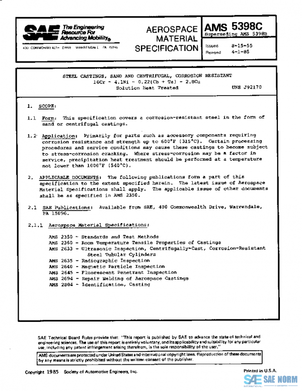 SAE AMS5398C PDF
