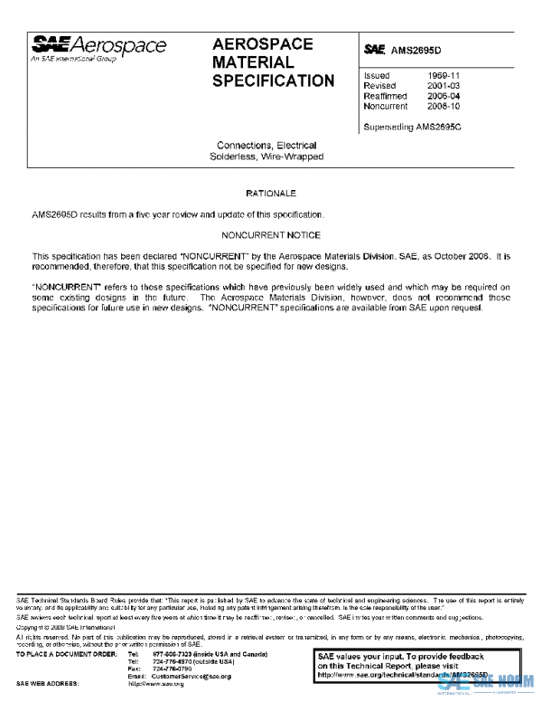 SAE AMS2695D PDF