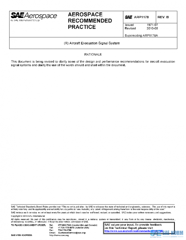 SAE ARP1178B PDF