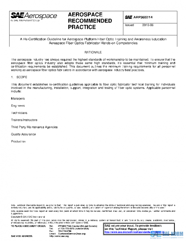 SAE ARP5602/14 PDF SAE ARP5602/14 PDF