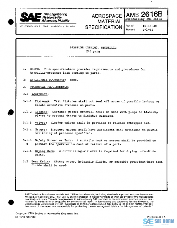 SAE AMS2616B PDF