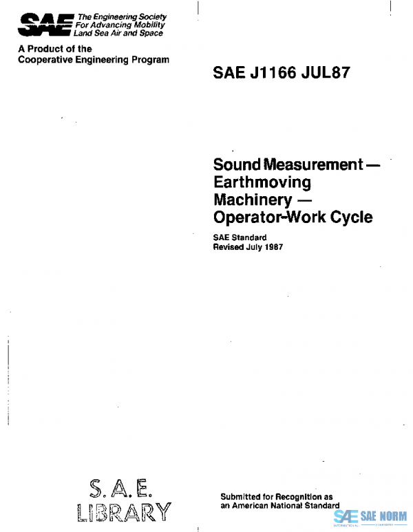 SAE J1166_198707 PDF