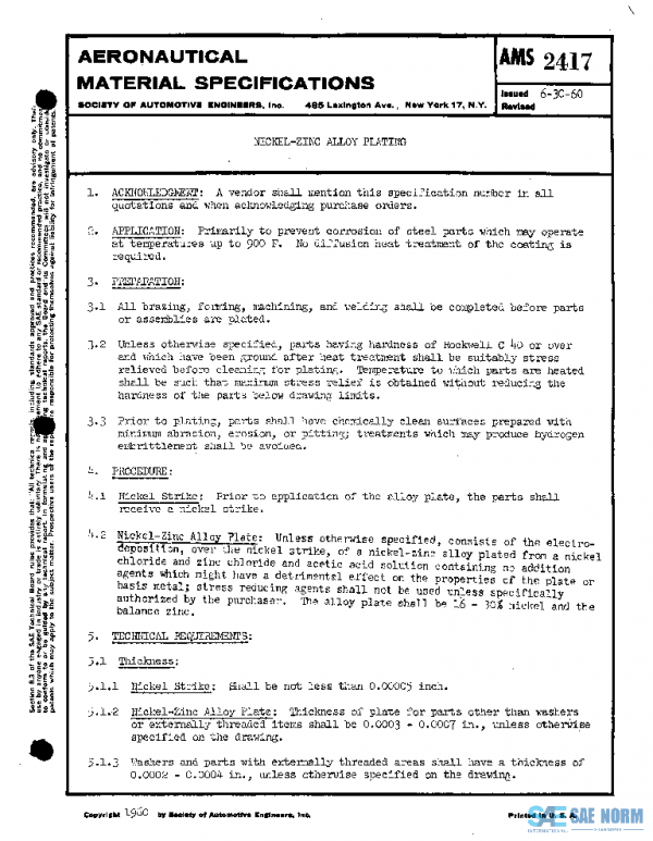 SAE AMS2417 PDF SAE AMS2417 PDF
