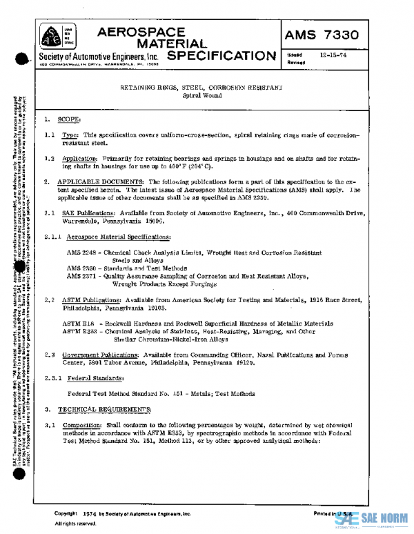 SAE AMS7330 PDF