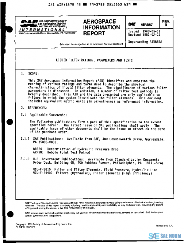 SAE AIR887B PDF