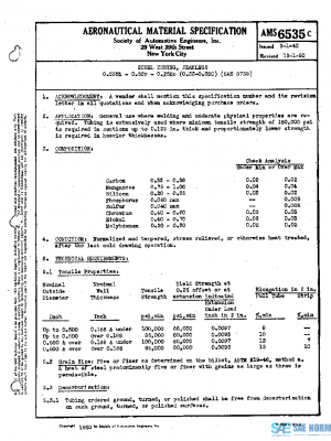 SAE AMS6535C PDF SAE AMS6535C PDF