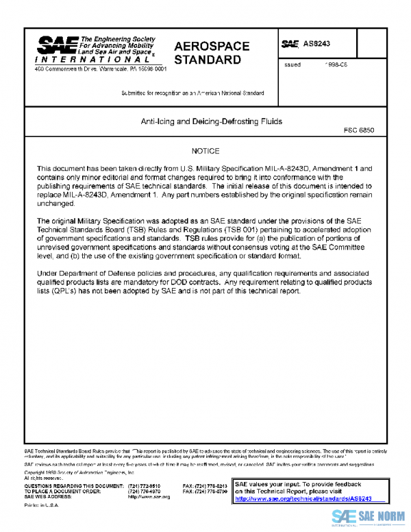 SAE AS8243 PDF