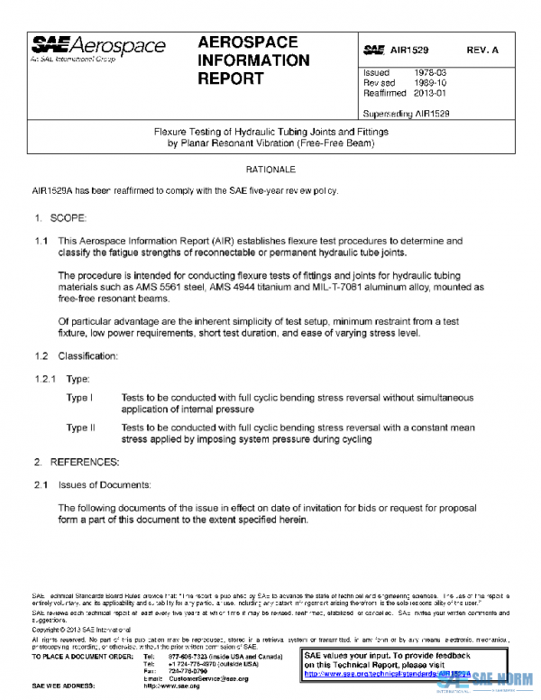 SAE AIR1529A PDF