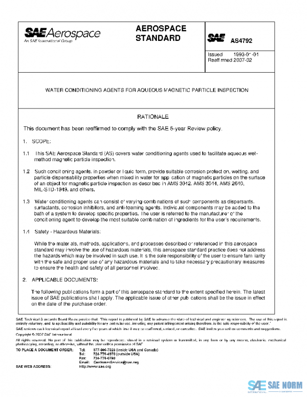 SAE AS4792 PDF