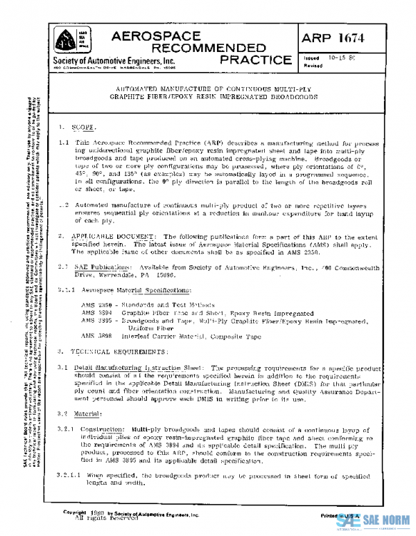 SAE ARP1674 PDF