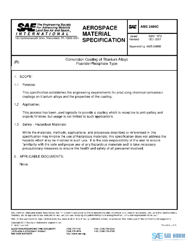 SAE AMS2486C PDF SAE AMS2486C PDF