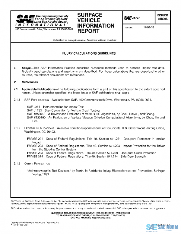 SAE J1727_199608 PDF