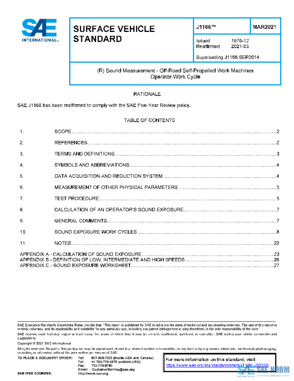 SAE J1166_202103 PDF SAE J1166_202103 PDF