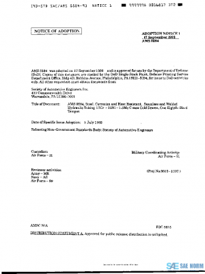 SAE AMS5584 PDF