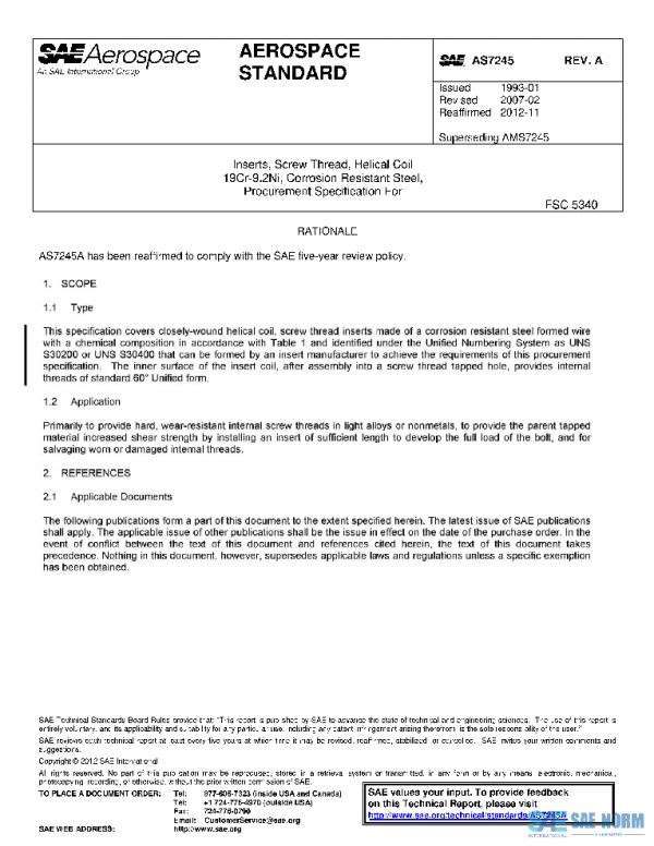 SAE AS7245A PDF