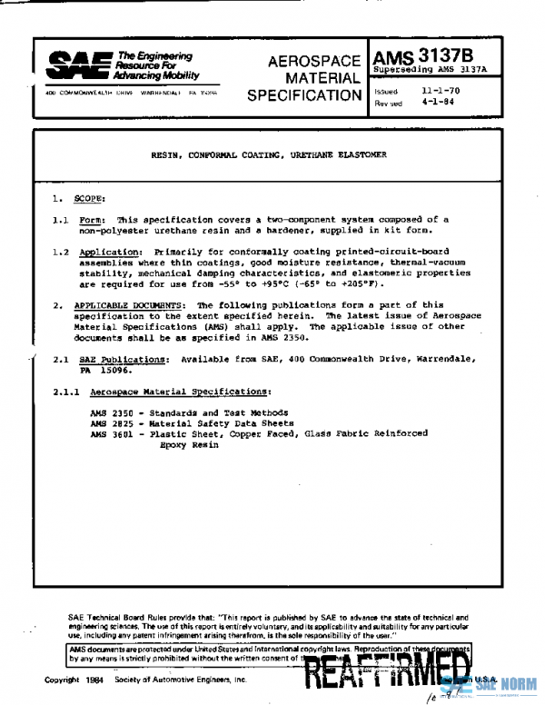 SAE AMS3137B PDF