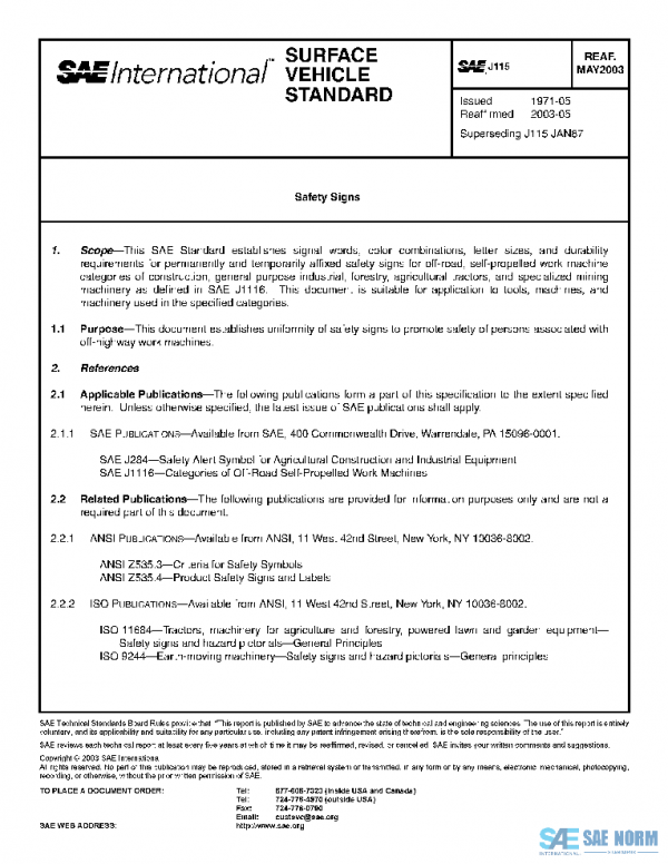 SAE J115_200305 PDF