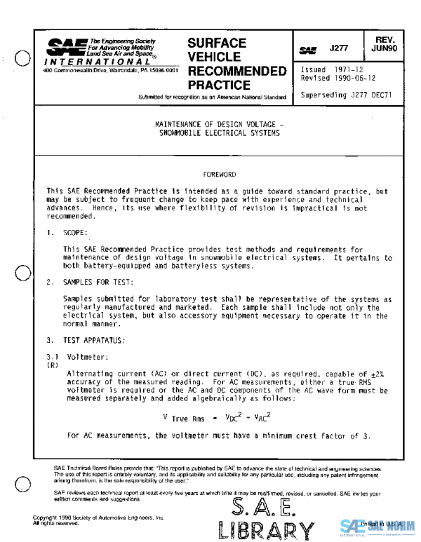 SAE J277_199006 PDF