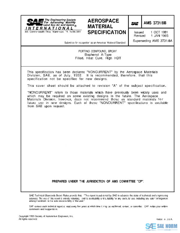 SAE AMS3731/8B PDF
