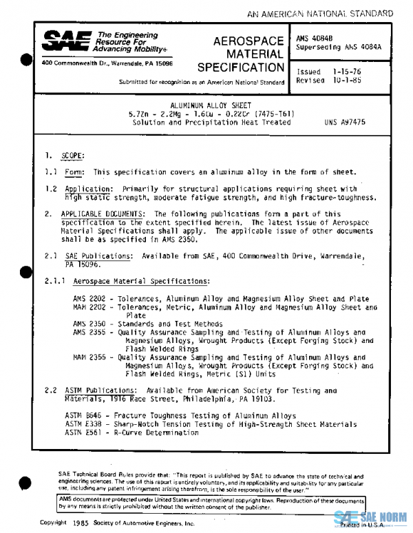 SAE AMS4084B PDF