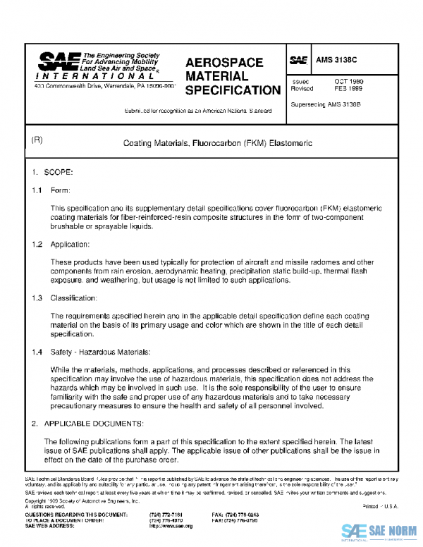 SAE AMS3138C PDF