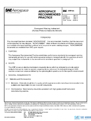 SAE ARP435 PDF
