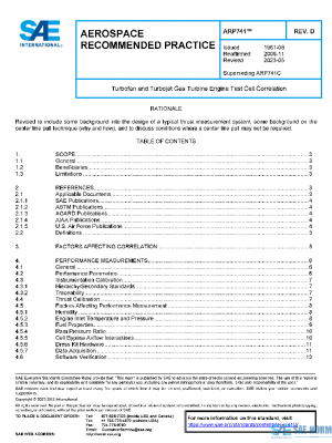 SAE ARP741D PDF SAE ARP741D PDF