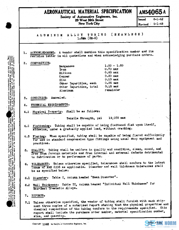 SAE AMS4065A PDF SAE AMS4065A PDF