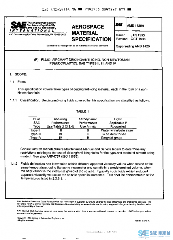 SAE AMS1428A PDF SAE AMS1428A PDF