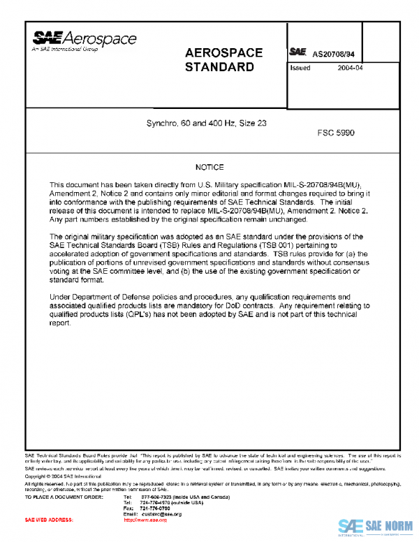SAE AS20708/94 PDF