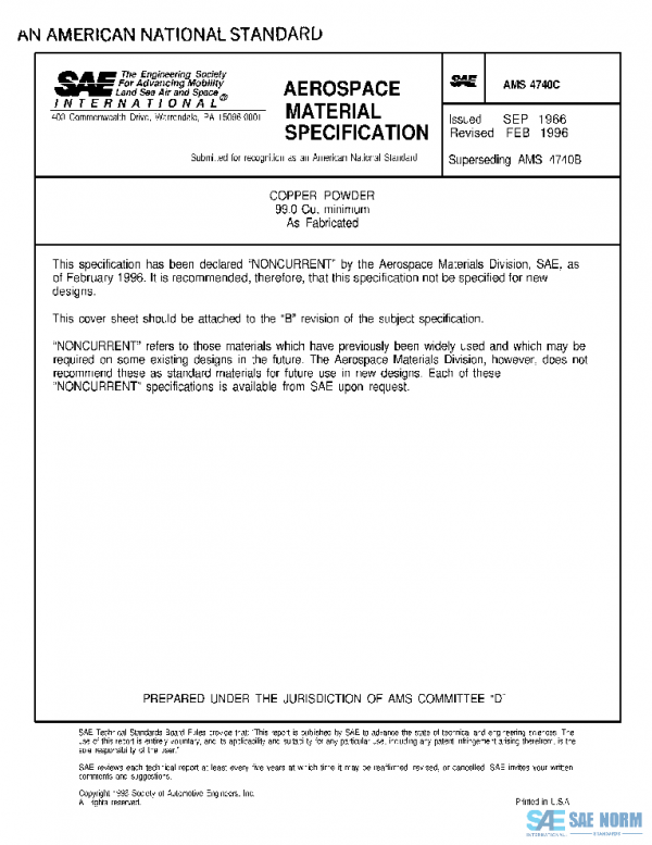 SAE AMS4740C PDF