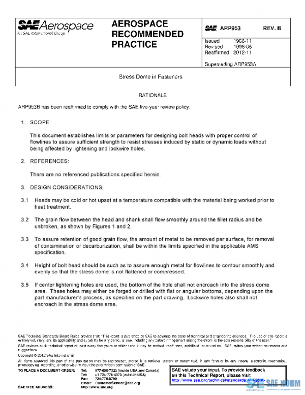 SAE ARP953B PDF