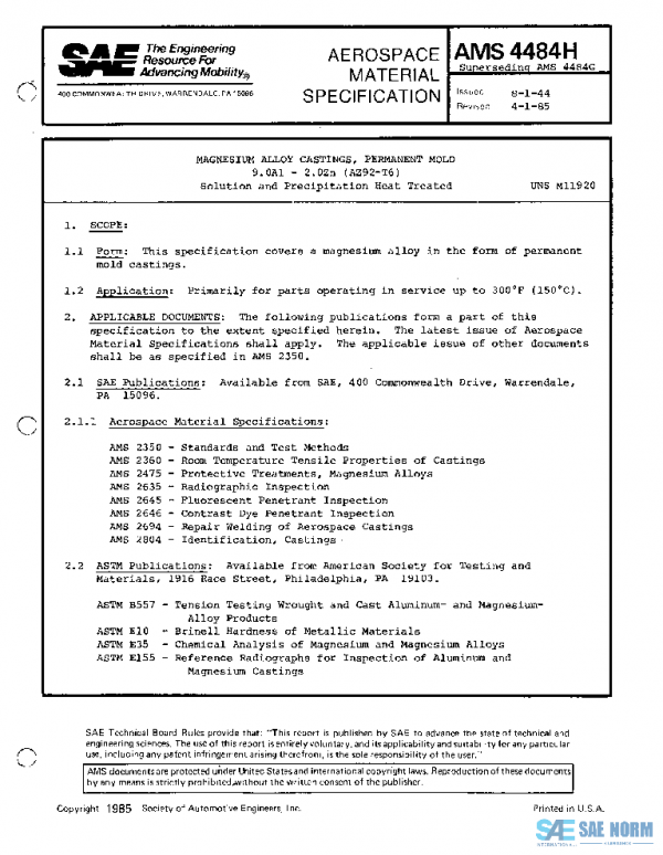 SAE AMS4484H PDF