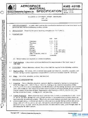SAE AMS4911B PDF