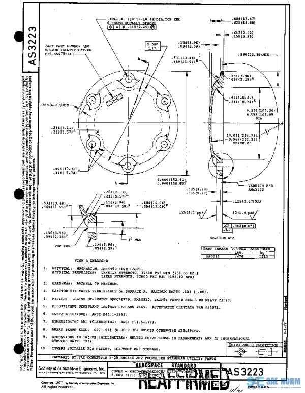 SAE AS3223 PDF