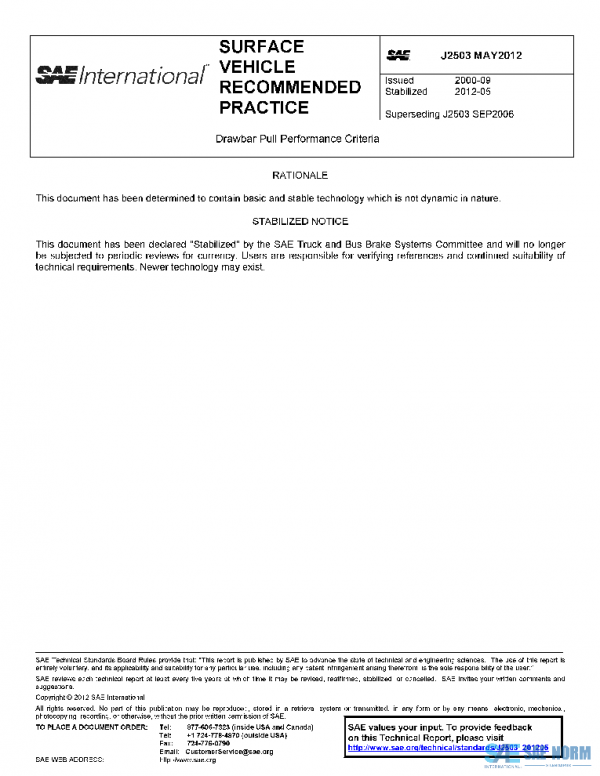 SAE J2503_201205 PDF