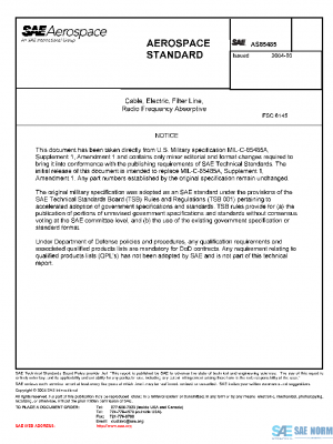 SAE AS85485 PDF