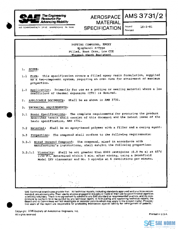 SAE AMS3731/2 PDF SAE AMS3731/2 PDF
