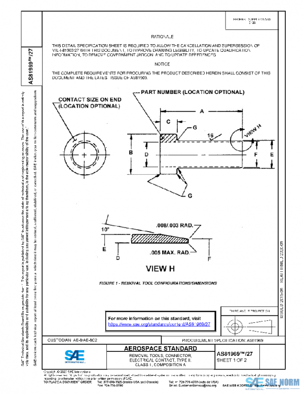 SAE AS81969/27 PDF SAE AS81969/27 PDF