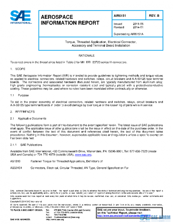 SAE AIR6151B PDF