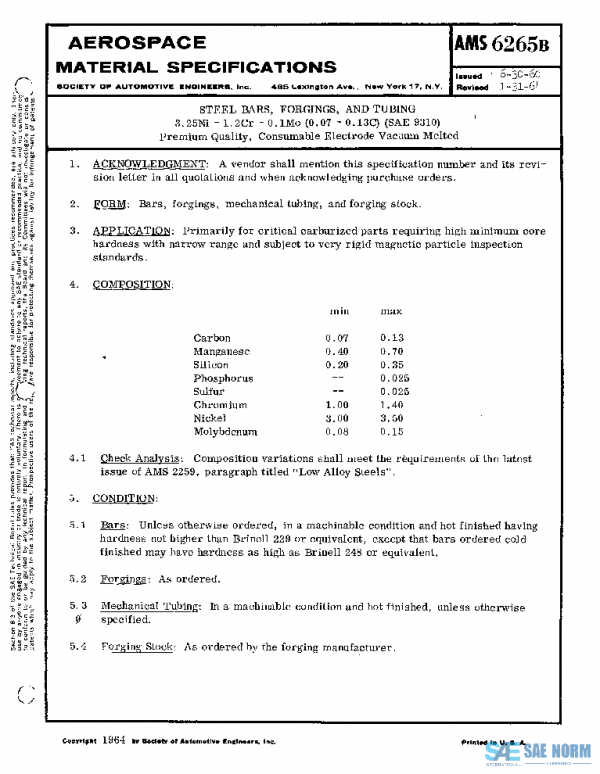 SAE AMS6265B PDF