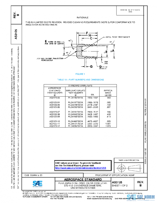 SAE AS3125B PDF