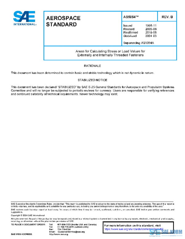 SAE AS5054B PDF SAE AS5054B PDF