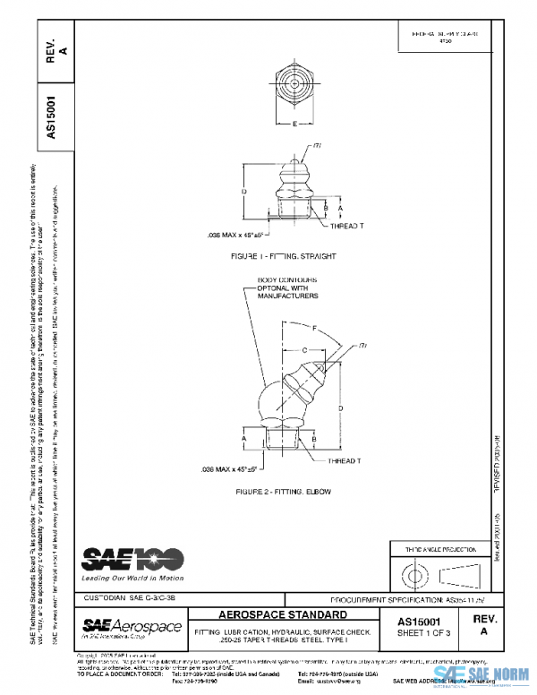 SAE AS15001A PDF
