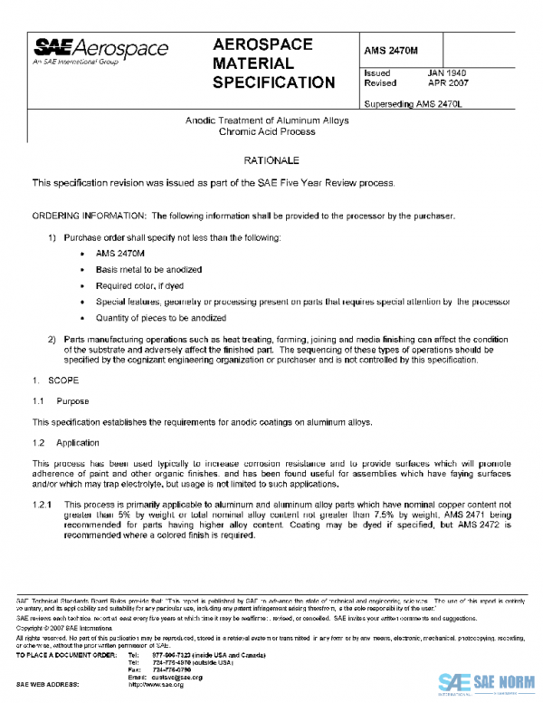 SAE AMS2470M PDF SAE AMS2470M PDF