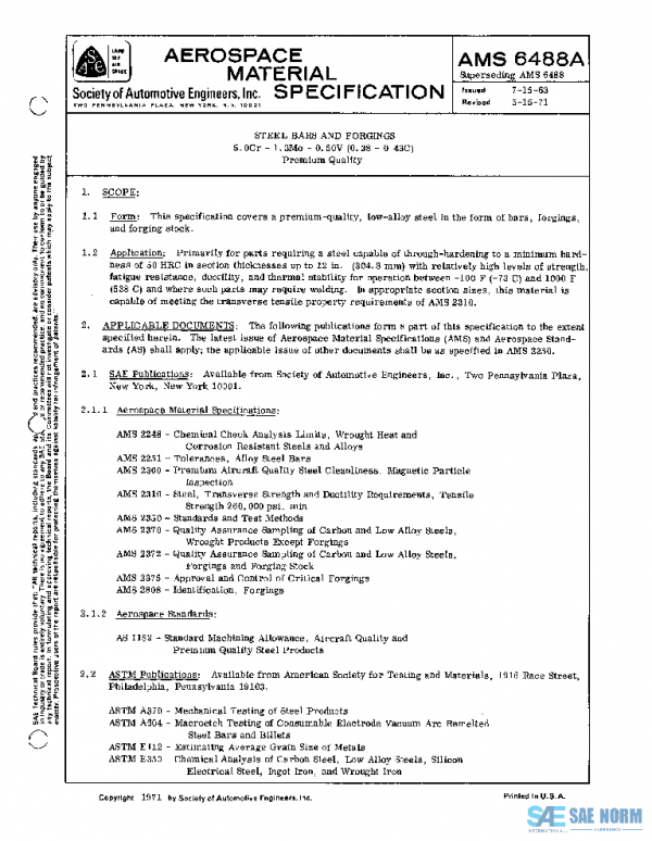 SAE AMS6488A PDF SAE AMS6488A PDF