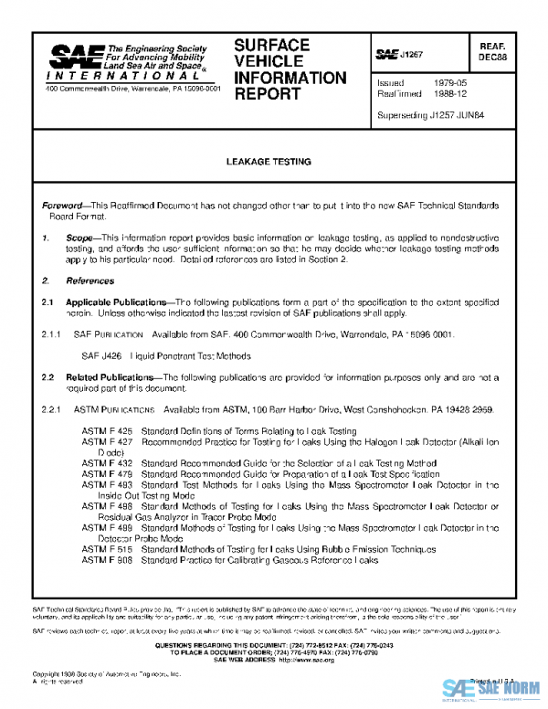 SAE J1267_198812 PDF